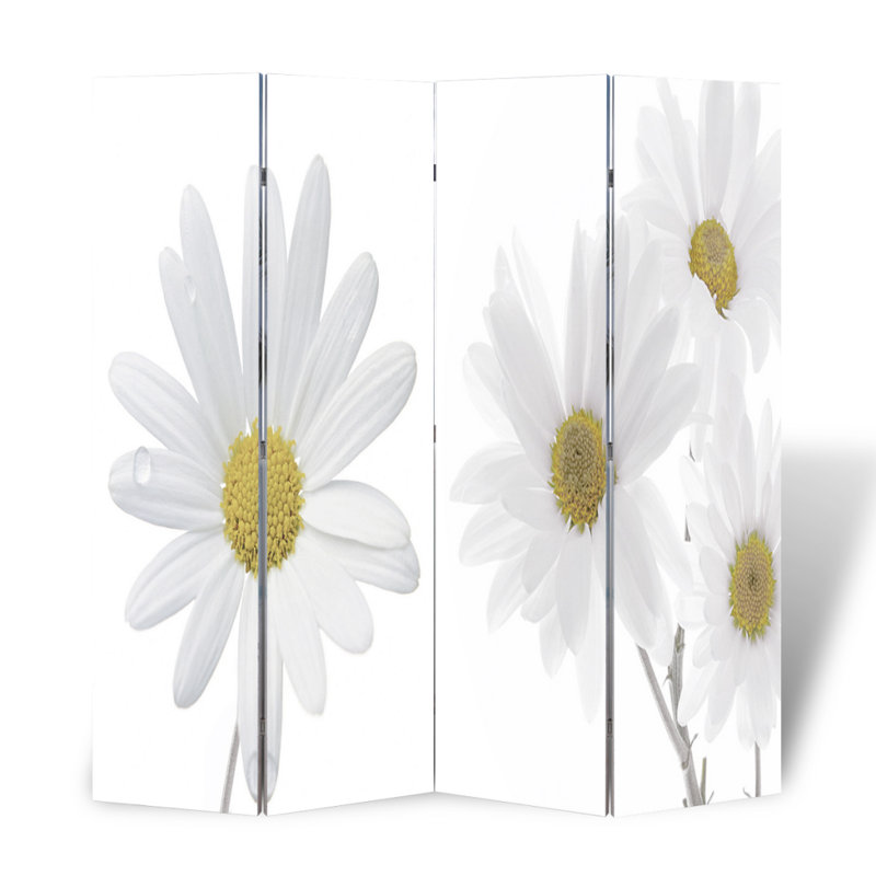 Blumen Room Divider, 4, White