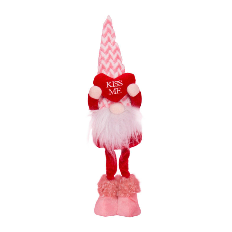 Ornements suspendus en forme de poupée Rudolph de la Saint-Valentin, A