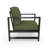 Dulcie Metal Outdoor Armchair with Sunbrella® Cushions-1767707996