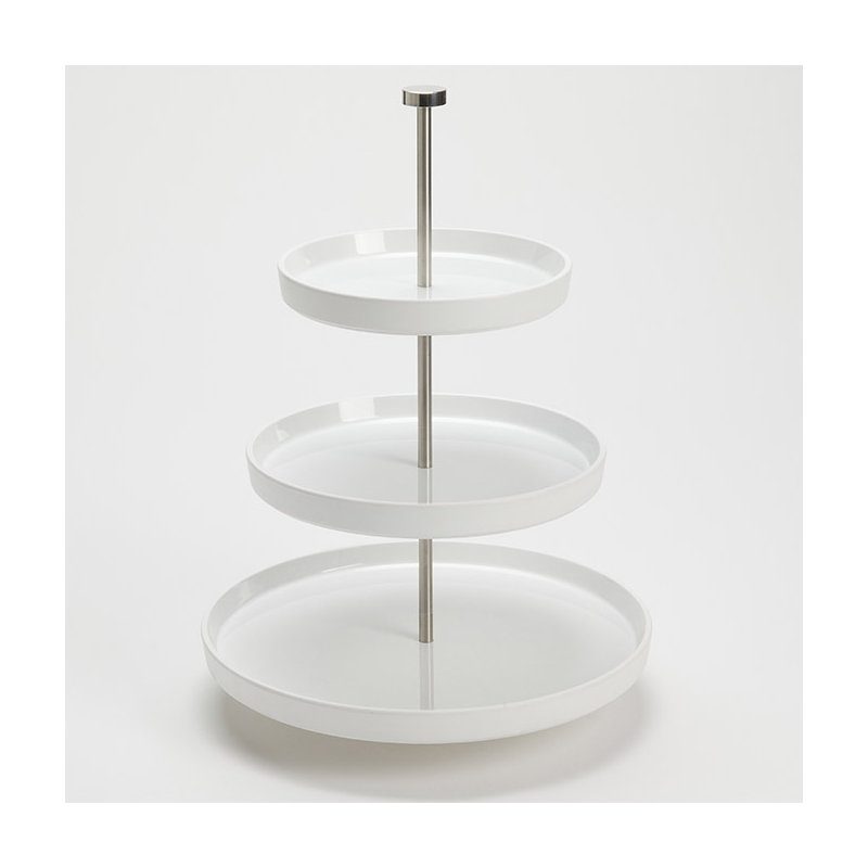 Lift Collection Tiered Stand, White