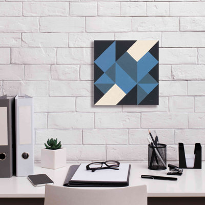 «Epic Graffiti 'Triangles I» par Mike Schick, Giclée Triangles I par Mike Schick - reproduction d'art sur toile tendue