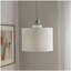 Lustre en métal avec abat-jour tambour Pacific