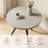 5-Piece Round Dining Table Set, 34.7" Modern Kitchen Table with Dining Chairs-1056368268-1056368266