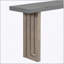 Console en placage de chêne de conception unique avec des formes latérales distinctives pour l'entrée, le couloir et le salon-102294526