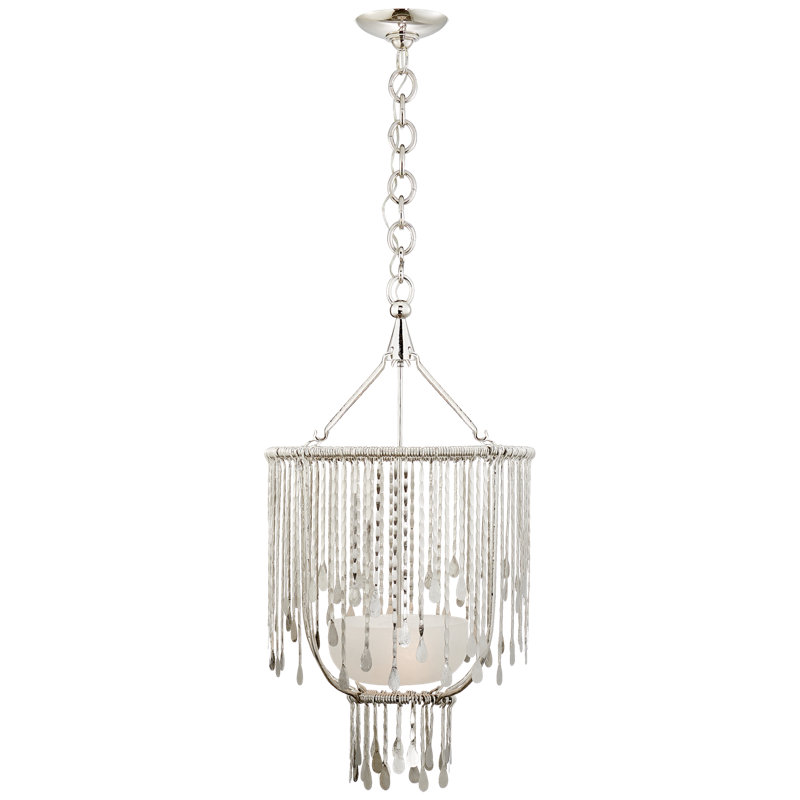 Lustre 2 lumières Ralph Lauren Kayla, Nickel poli