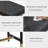 48.43''W Leather Upholstered Bench With Metal Legs-1193262360