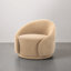 Fauteuil demi-tonneau pivotant rembourré Aunna-198877772