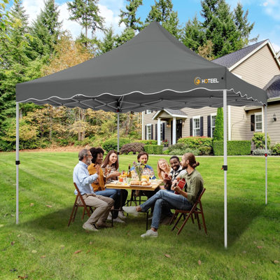 3x3m Pop Up Canopy, Easy Setup Canopy Tent with Sandbags