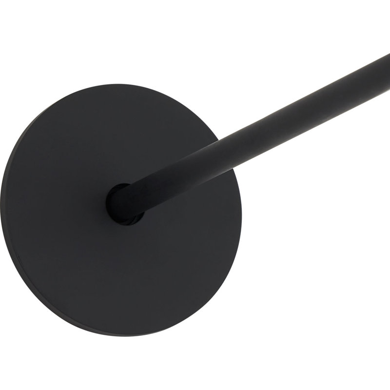 Plural Faceted Picture Light, Nightshade Black, 0.7" H x 18" W x 8.9" D, 13.5
