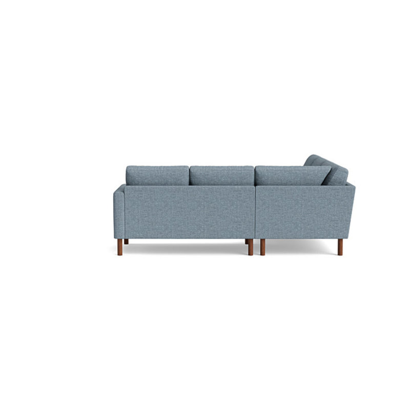 Laguna Sectional, Left Hand Facing, Velvet - Beige