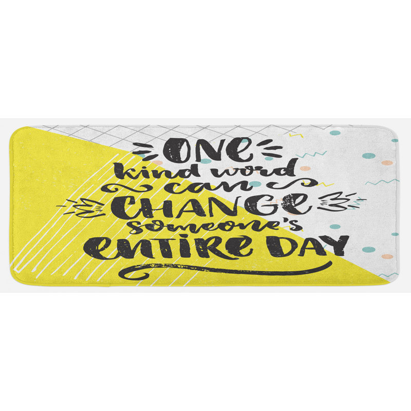 Tapis de cuisine Saying