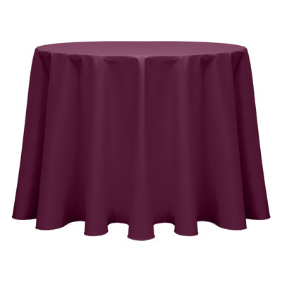 Bjarne Solid Color Round Tablecloth