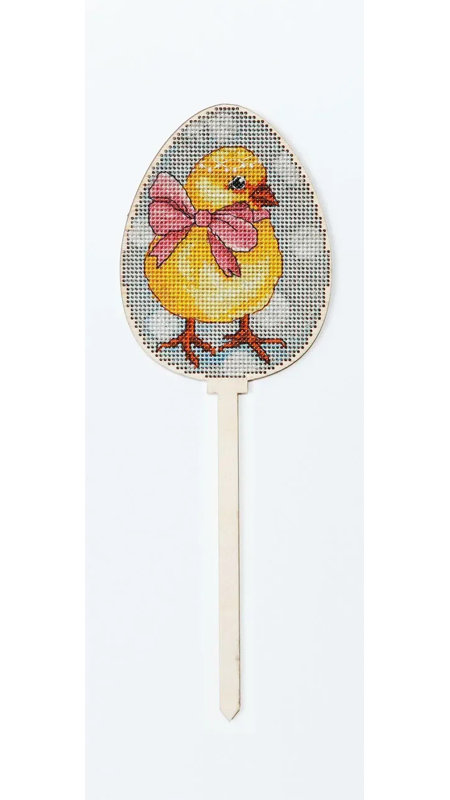 Easter - Chicken Counted Cross Stitch Kit by Alisena 5510-bA
