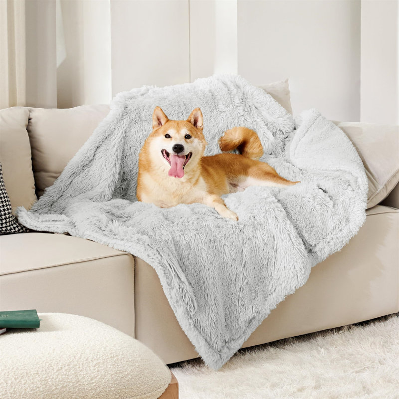 Coman Pet Blanket, Light Grey