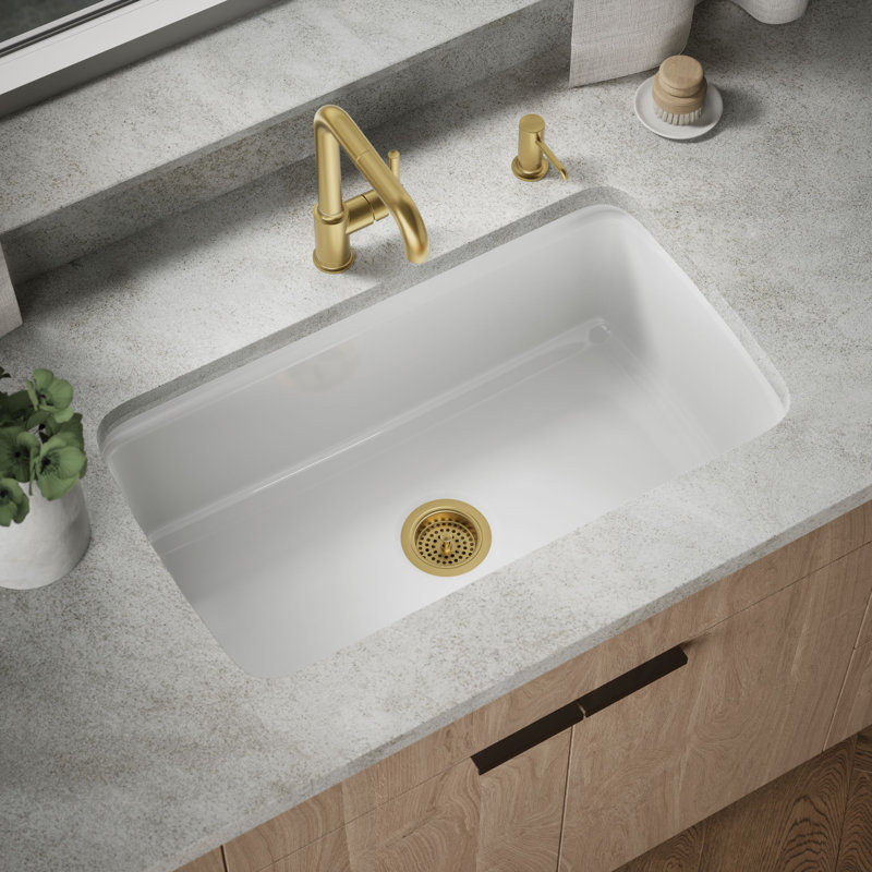 Duostrainer Sink drain and strainer with tailpiece, Vibrant Brushed Moderne Brass