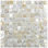 Atlantic 1" x 1" Cream Seashell Mosaic Tile - Waterproof Mesh Backed Matte Finish - 1 sq. ft.