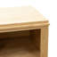 Tybee 72 inch Tall Bookcase, No Assembly Required, Natural Finish