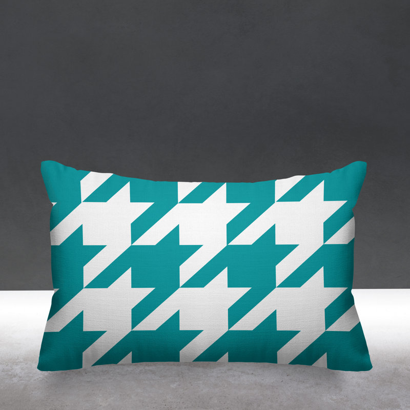 Housse et insert de coussin rectangulaire Eloise, Turquoise