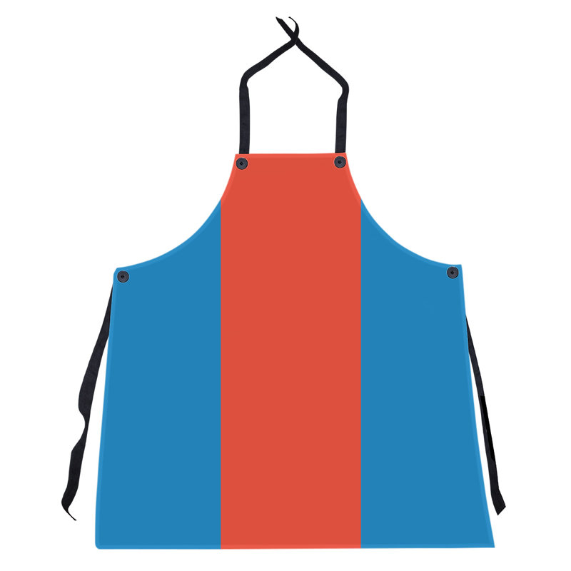 No Pattern Bib Apron, Basketball Blue/Basketballet