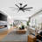 Ilette 65/72/84-inch 8- Blade DC Motor Windmill No Lights Ceiling Fan with Remote Control-459525200-413739857