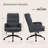 Suleimn Height-Adjustable Office Chair Task Chair With Padded Arms-99806638