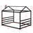 Metal House Shape Platform Bed-1689926511-1681531398