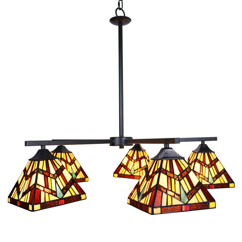 Annarosa 5 - Light Dimmable Tiered Chandelier