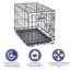 MidWest Homes for Pets Newly Enhanced Single Door iCrate Dog Crate Includes Divider Panel-31132739
