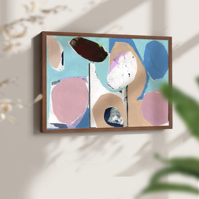 Color Trend II -Framed Print - Restickable, Walnut, 22" H x 28" W