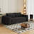 78.8" 3Setaser Sofa,Corduroy Fabric,Deep Seat Couches,Comfy Loveseat Sofa,No Assembly,1Pcs For Living Room, Bedroom,Conference Room ,Apartment,Black-665058565-665058622-665058623