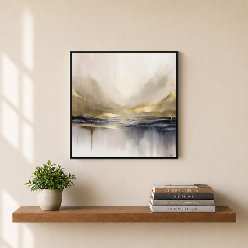 «Abstract Water» par Elizabeth Medley - Impression sur toile