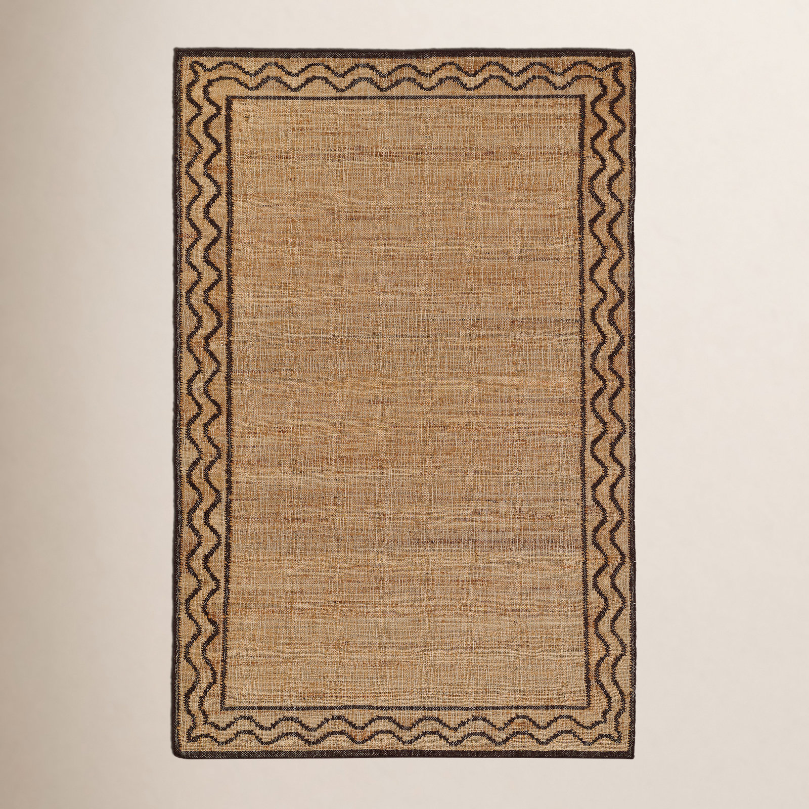 Orchard Brown Hand-Woven Oriental Jute Rug, Rectangle 8' x 10'