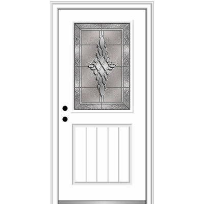 Porte d'entrée avant en fibre de verre Grace