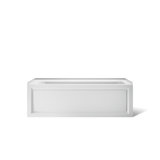 Archer® Alcove Bath with Bask Heated Surface, Integral Apron, Tile Flange