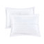 4 Piece Reversible Ruffle Quilt With Embroidered Textures Pillow - White Full/queen Bedroom Luxury Decorative Designs Chic-119448490