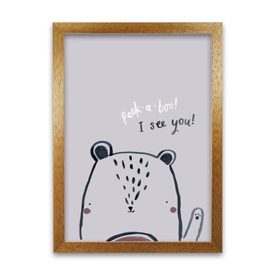 Peek A Boo Bear - Print