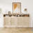 Sideboard Buffet Cabinet with Double Grass Vine Gate