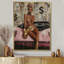Femme luxueuse et luxueuse sur une voiture exotique-145881123-116529804