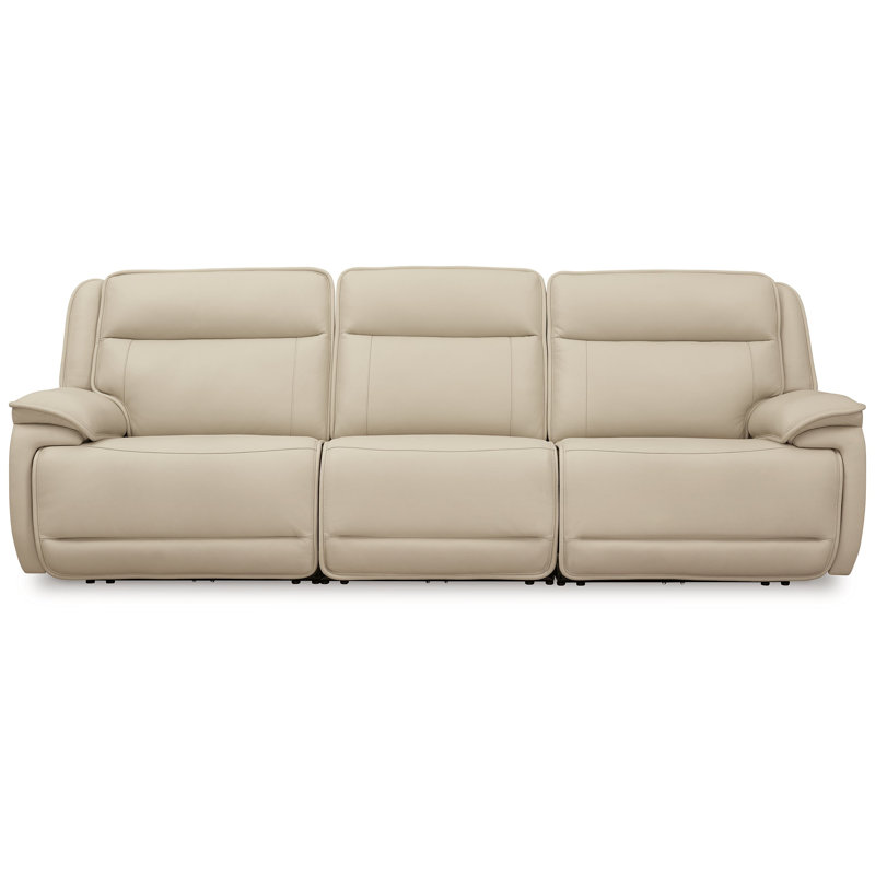 Double Deal Almond 3-Piece Power Reclining Sofa Sectional