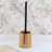 Evideco Bamboo Toilet Brush And Holder