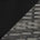 Coussin noir / structure grise