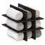 Cube-sac Furinno, compartiment de rangement à 9 compartiments, s'adapte aux cubes épais de Furinno, Ikea Kallax, pour les organisateurs et le rangement, chêne foncé-121883073-121883072