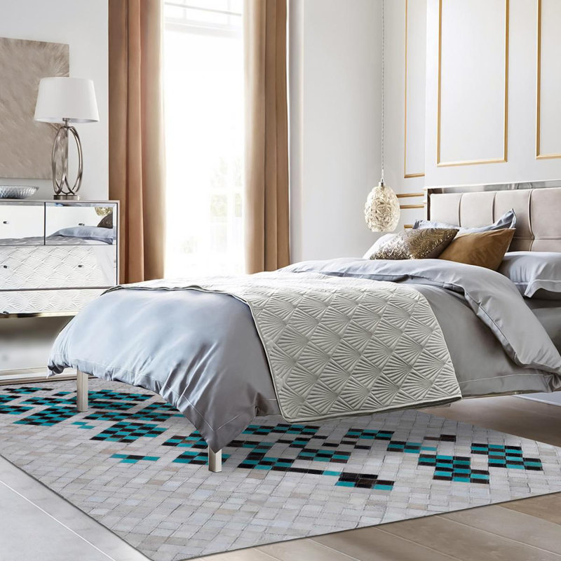 Southam Solid Colour Hand Woven Area Rug, Rectangle 80 x 150cm