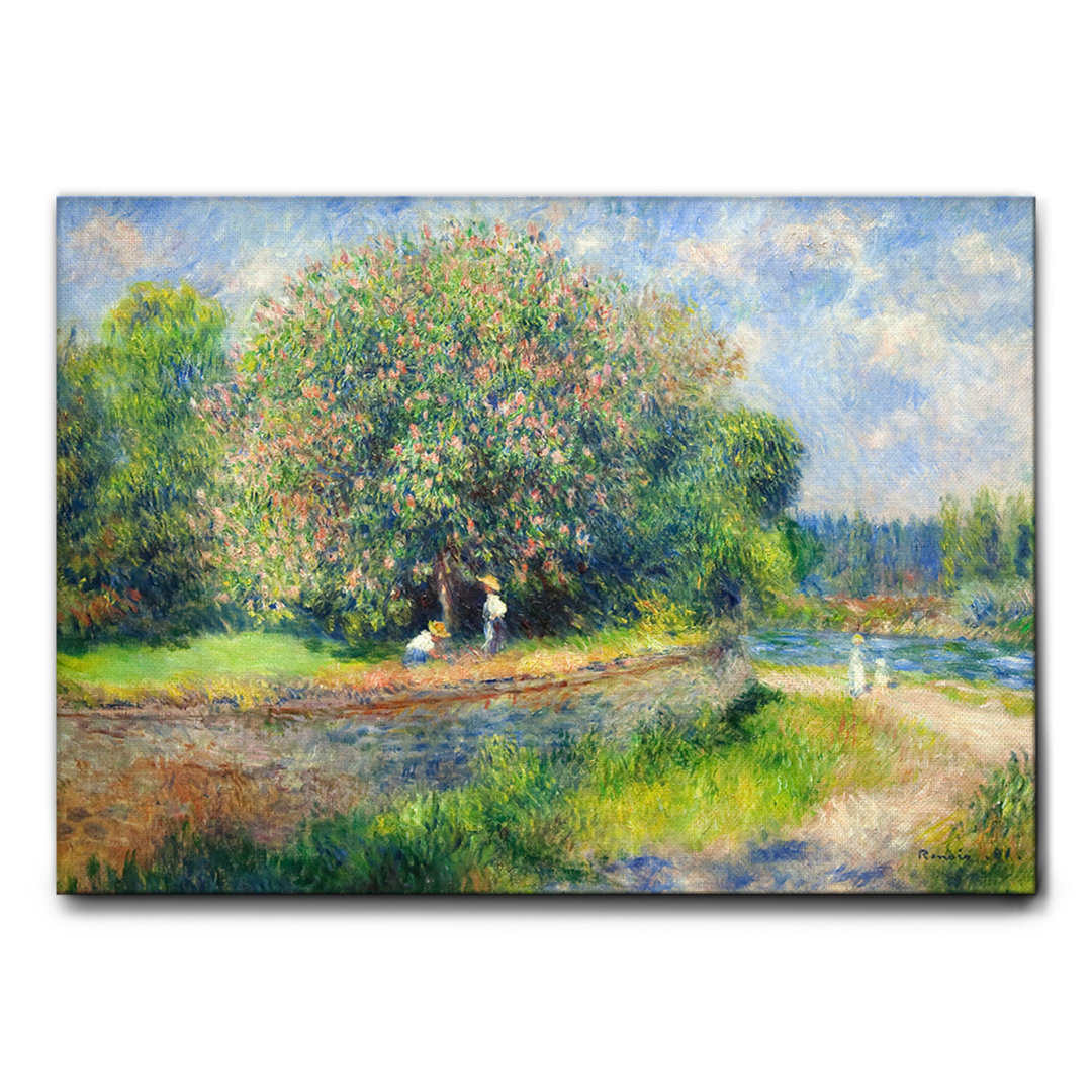 Leinwandbild Chestnut in Bloom von Pierre Auguste Renoir