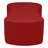 Pro Series Upholstered Bowtie Ottoman 12" Height-101545368