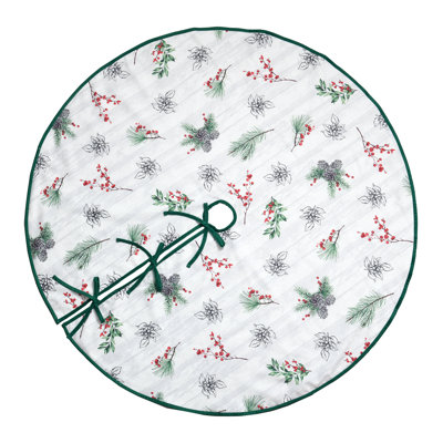Farmhouse Holiday Christmas Tree Skirt