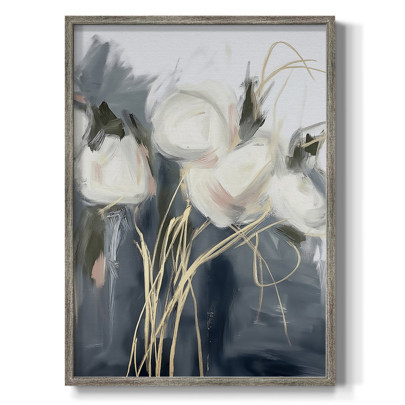 «FLORAL Series DCLxxxx», reproduction encadrée - bois massif, H 30 po x l 24 po