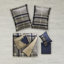 Ensemble d'édredon simple à carreaux avec draps-119417301-119417299