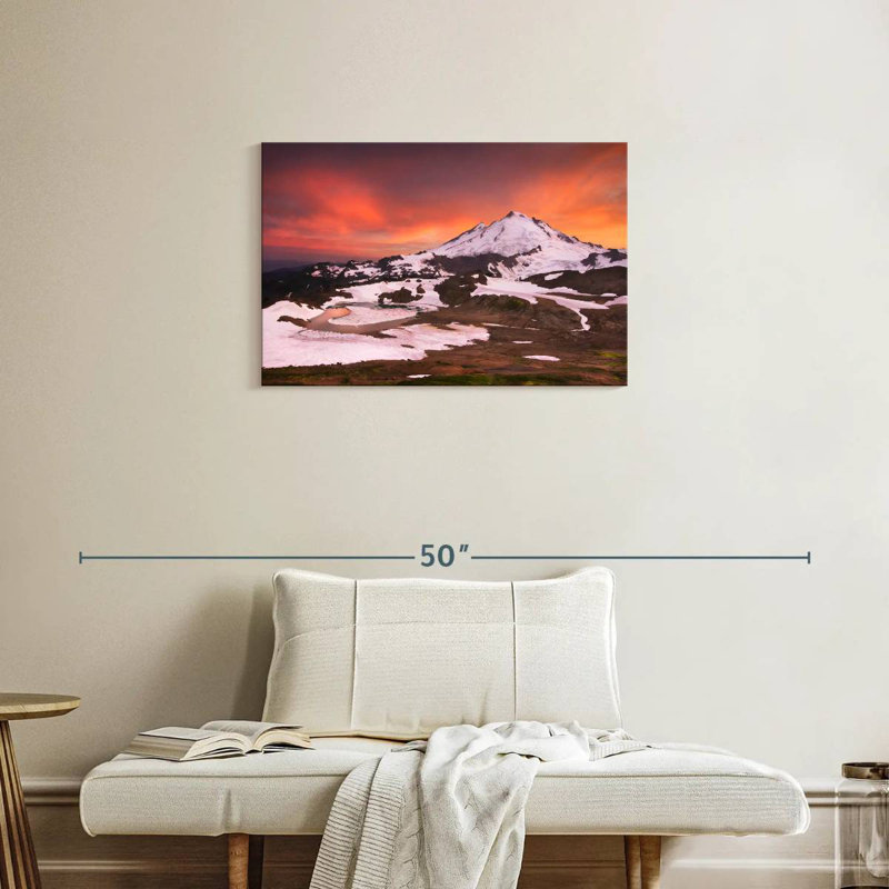 Alvord Snowcapped Mount Baker, 20" H x 30" W