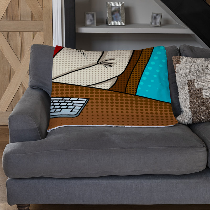 Domitilla Plain Weave / Muslin Throw Blanket
